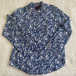J. Crew Liberty Floral Print Button Down Shirt